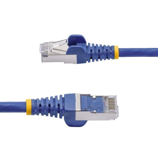 Cable Ethernet StarTech Cat8 SFTP 0.5m Azul LSZH 25G 40G PoE++ 100W RJ-45 Cobre Puro