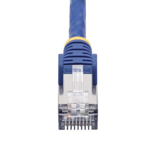 Cable Ethernet StarTech Cat8 SFTP 0.5m Azul LSZH 25G 40G PoE++ 100W RJ-45 Cobre Puro