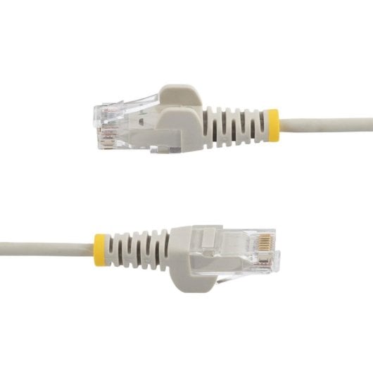 Cable de red Ethernet Cat6 StarTech.com 15m Slim Gris PoE LSZH 28AWG RJ45
