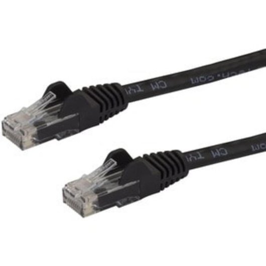 Cable de red StarTech Cat6 2m UTP RJ-45 Negro con conectores de oro