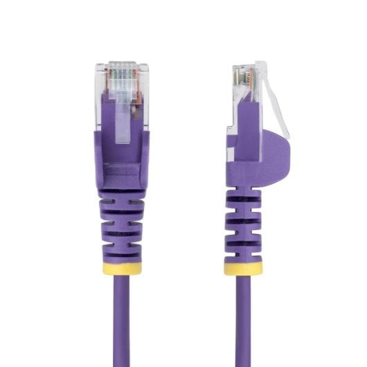 Cable de red StarTech.com CAT6 U/UTP 10m púrpura slim RJ45 LSZH 28AWG PoE++