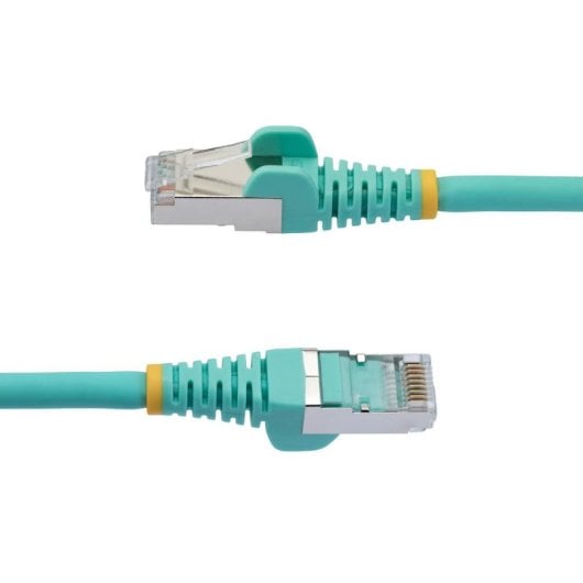 Netzwerkkabel StarTech.com 3m Cat6a Aqua LSZH S/FTP 10GbE 100W PoE++ RJ-45 Snagless