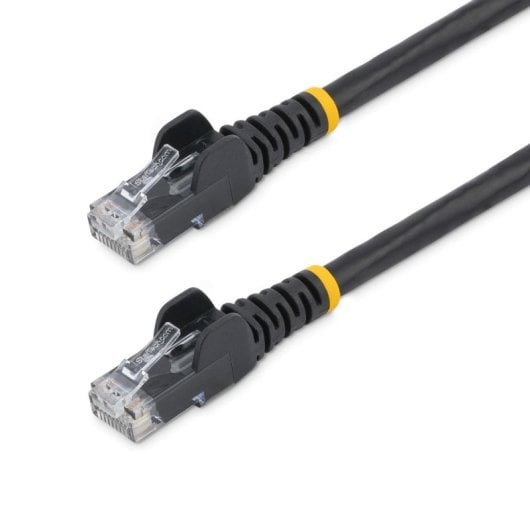 Cable de red StarTech.com Cat5e 10 m RJ45 UTP negro chapado en oro