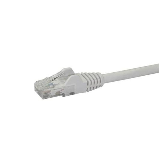 Ethernet-Kabel StarTech.com Cat6 0,5m UTP RJ45 Weiß Snagless Gigabit PoE