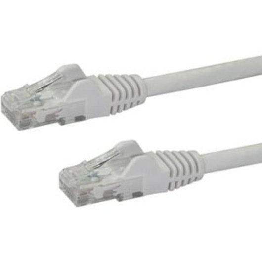 Ethernet-Kabel StarTech.com Cat6 0,5m UTP RJ45 Weiß Snagless Gigabit PoE