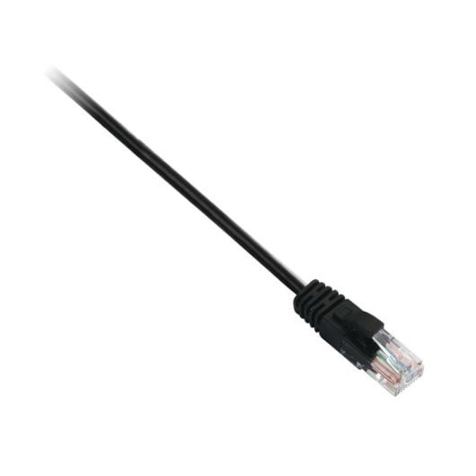 Cable de red V7 CAT5e 10 m UTP RJ-45 macho-macho negro PVC
