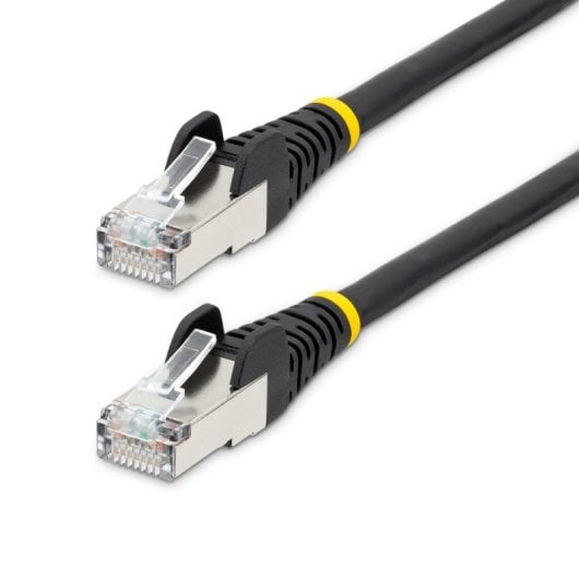 Cable Ethernet Cat6a StarTech 10m S/FTP LSZH Negro RJ-45 PoE++ 100W Snagless