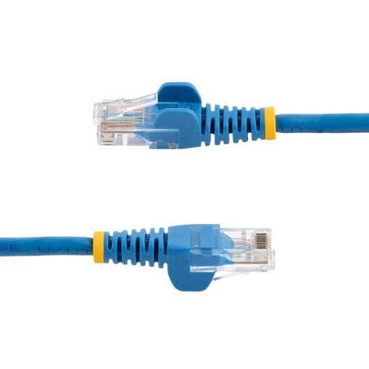 Cable de red StarTech 7m Cat5e Azul UTP RJ-45 Snagless cobre PoE 100MHz