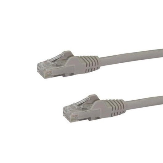 Cabo de rede StarTech N6PATC3MGR Cat6 3 m Cinzento RJ45 Snagless UTP PoE