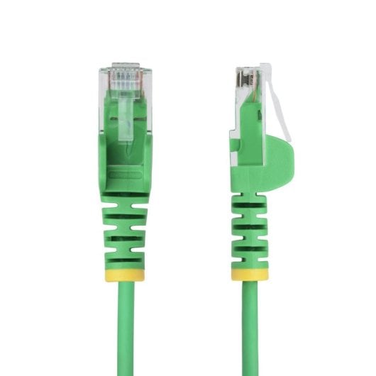 Cable Ethernet Cat6 StarTech 10m Verde 28AWG Slim RJ45 UTP LSZH PoE++