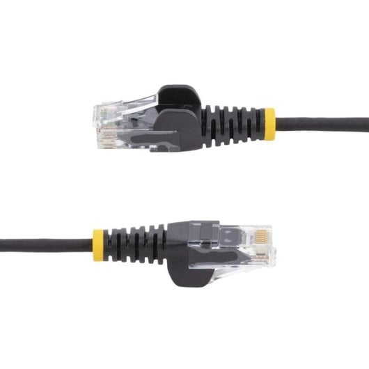 Cable Ethernet Cat6 StarTech 10m Slim Negro RJ45 UTP LSZH PoE++ 100W 28AWG