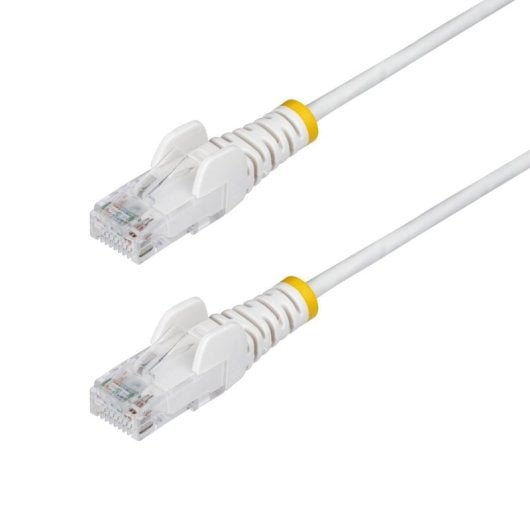 Cable Ethernet Cat6 StarTech 15m Blanco Slim LSZH PoE++ 100W UTP RJ45 28AWG