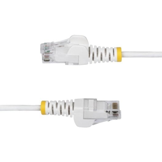 Cable Ethernet Cat6 StarTech 15m Blanco Slim LSZH PoE++ 100W UTP RJ45 28AWG