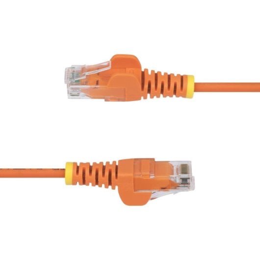 Cable de red Ethernet StarTech.com Cat6 Slim 10m naranja RJ45 LSZH PoE++ 28AWG