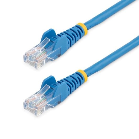 Cable de red StarTech Cat5e 0.5m Azul RJ45 UTP PoE Plug and Play sin Enganches