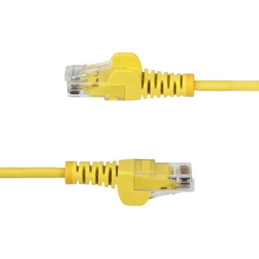 Cable de Red Ethernet StarTech.com 15m Cat6 Slim Amarillo RJ45 LSZH PoE++ 28AWG