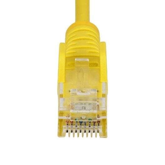 Cable de Red Ethernet StarTech.com 15m Cat6 Slim Amarillo RJ45 LSZH PoE++ 28AWG