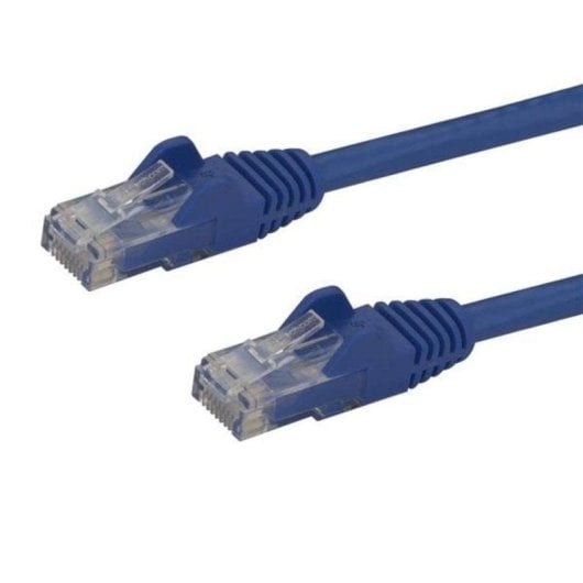 Ethernet Kabel StarTech N6PATC50CMBL Cat6 0,5m Blau RJ-45 UTP PoE 24AWG