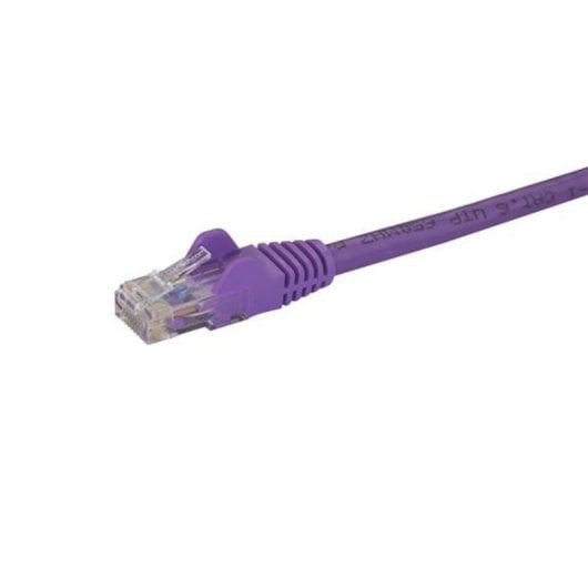 Cable Cat6 StarTech 1m RJ45 UTP Púrpura PoE Snagless Alta Velocidad