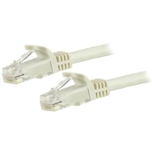 Cable de red StarTech Cat6 15m UTP RJ-45 Blanco transmisión Gigabit PoE