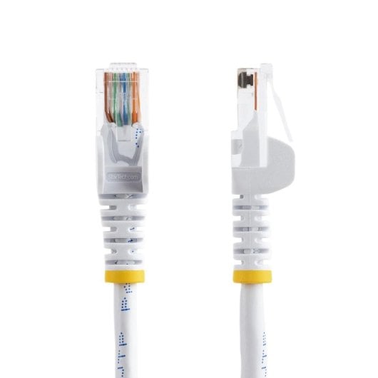 Cable de red StarTech 2m Cat5e RJ45 Snagless Blanco PoE UTP Plug and Play