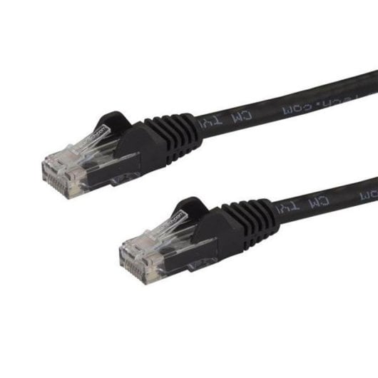 Netzwerkkabel StarTech Cat 6 1m Schwarz RJ-45 UTP Kupfer vergoldet PoE