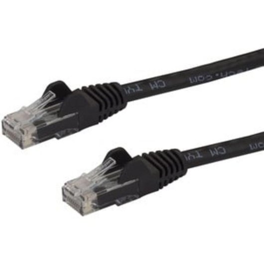 Netzwerkkabel StarTech Cat 6 1m Schwarz RJ-45 UTP Kupfer vergoldet PoE
