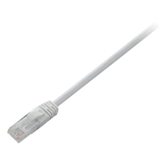 Cable de red V7 Cat6 UTP 1 m RJ45 macho blanco alta velocidad