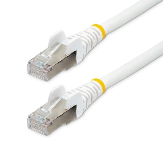 Cable Ethernet StarTech Cat6a S/FTP 10m Blanco LSZH 10GbE PoE++ 100W Snagless