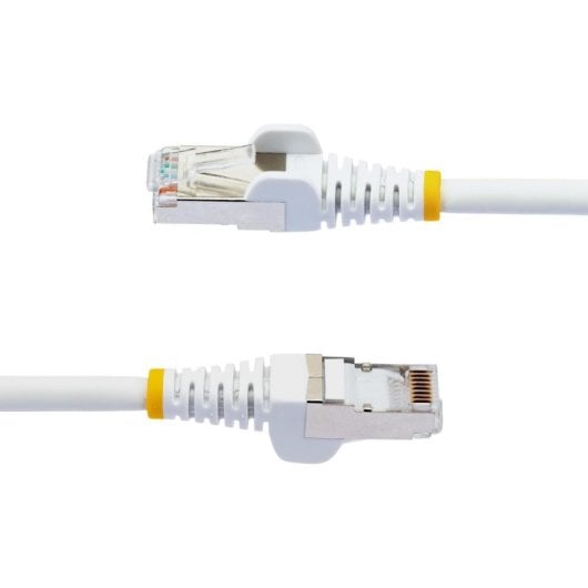 Cable Ethernet StarTech Cat6a S/FTP 10m Blanco LSZH 10GbE PoE++ 100W Snagless