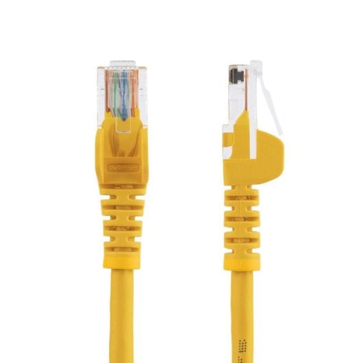 Cable de red StarTech 2m Cat5e RJ45 Snagless UTP amarillo alto rendimiento