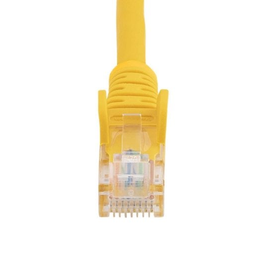 Cable de red StarTech 2m Cat5e RJ45 Snagless UTP amarillo alto rendimiento