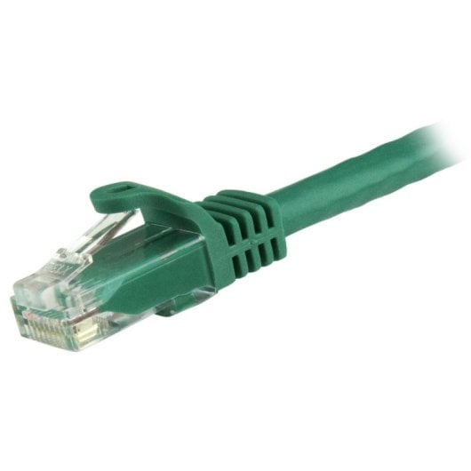 Cable de red Cat6 StarTech 3m verde RJ45 UTP Snagless Gigabit PoE PVC cobre