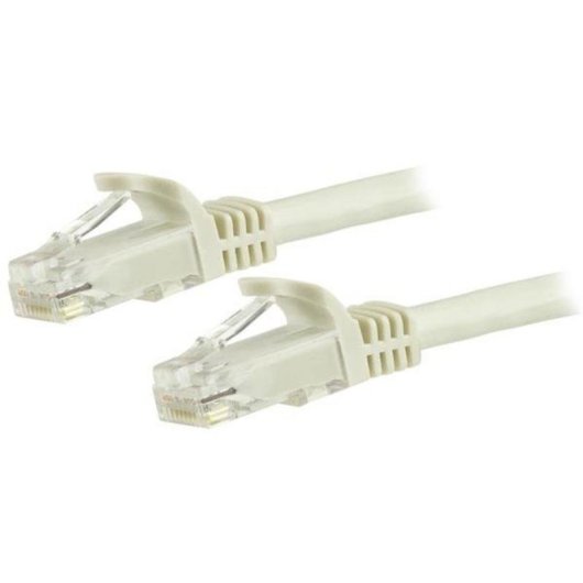 Netzwerkkabel Cat6 StarTech 5m weiß Snagless RJ45 UTP PoE 1000 Mbit/s