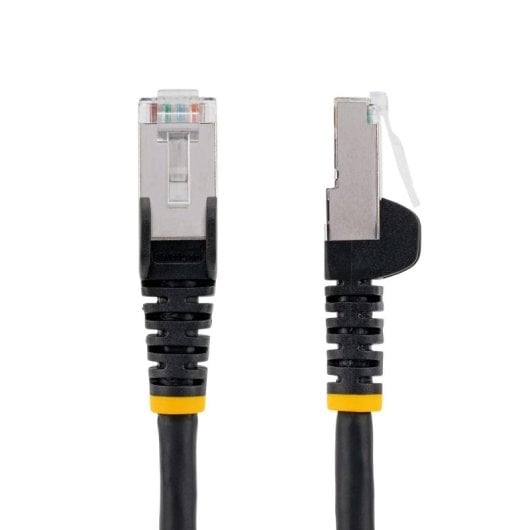 Netzwerkkabel StarTech 3m Cat6a S/FTP Schwarz LSZH 10GbE 500MHz PoE++ 100W RJ-45 Snagless