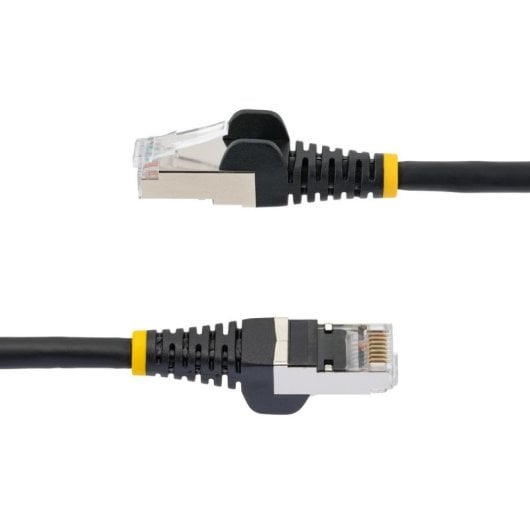 Netzwerkkabel StarTech 3m Cat6a S/FTP Schwarz LSZH 10GbE 500MHz PoE++ 100W RJ-45 Snagless