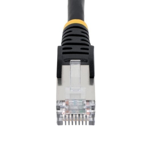 Netzwerkkabel StarTech 3m Cat6a S/FTP Schwarz LSZH 10GbE 500MHz PoE++ 100W RJ-45 Snagless