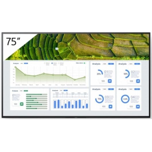 Monitor Sony FW-75BZ30L 75" UltraHD 4K 60Hz IPS Direct LED Android Wifi HDR10