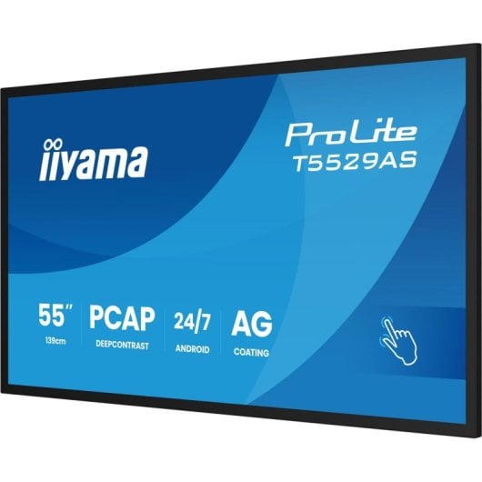 Monitor interattivo iiyama T5529AS-B1AG 54.6" 4K Ultra HD LED Touch WiFi Android