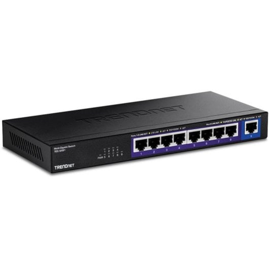 Switch Trendnet TEG-S591 8 Puertos 2.5G Ethernet Full Duplex Sin Ventilador