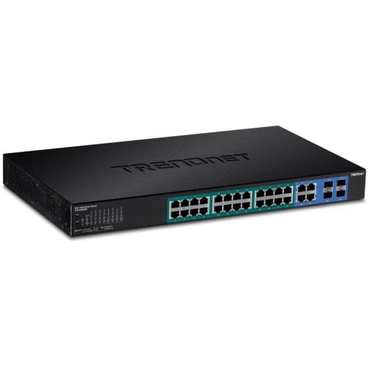 Switch TRENDnet TPE-5028WS Gestionado Gigabit Ethernet 56Gbps PoE+ 24x RJ-45 4x SFP 1U Rack