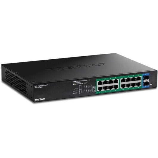 Switch Trendnet TPE-TG182ES 16 portas Gigabit Ethernet PoE+ Gestão Rack