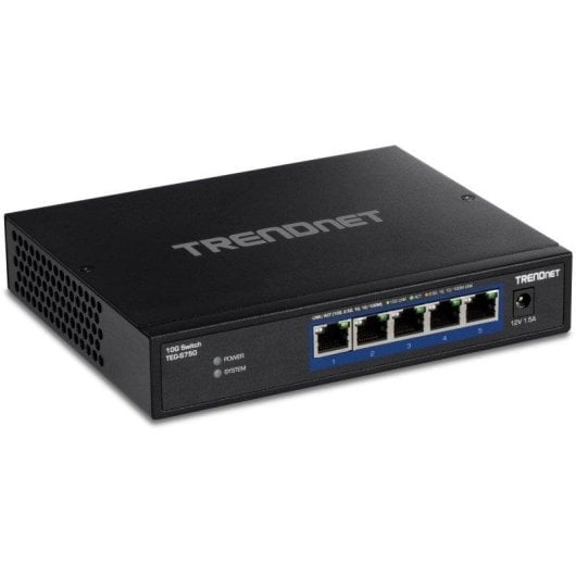 Switch Trendnet TEG-S750 Ethernet 10G 5 Porte Senza Ventola Metallico