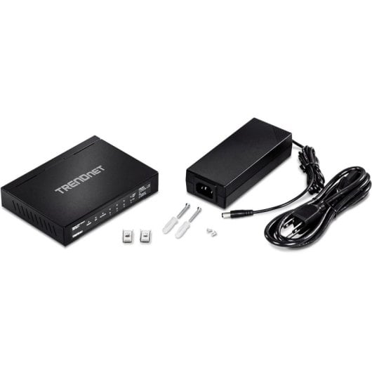 Switch TRENDnet TPE-TG611 6 Puertos Gigabit PoE+ con SFP y Full Duplex
