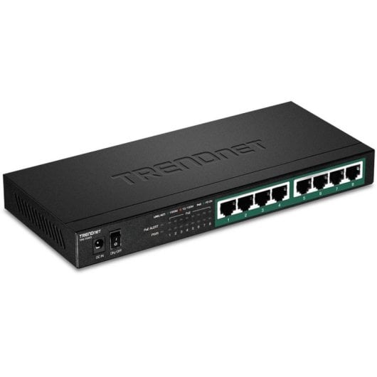 Switch Trendnet TPE-TG83 Gigabit Ethernet 8 Puertos PoE+ Sin Ventilador Montaje Pared