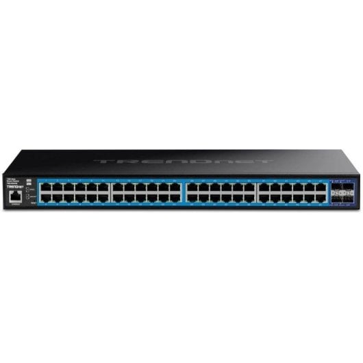 Switch Trendnet TEG-3524S 48 porte Gigabit 4 SFP+ 10G Rack Gestito Nero