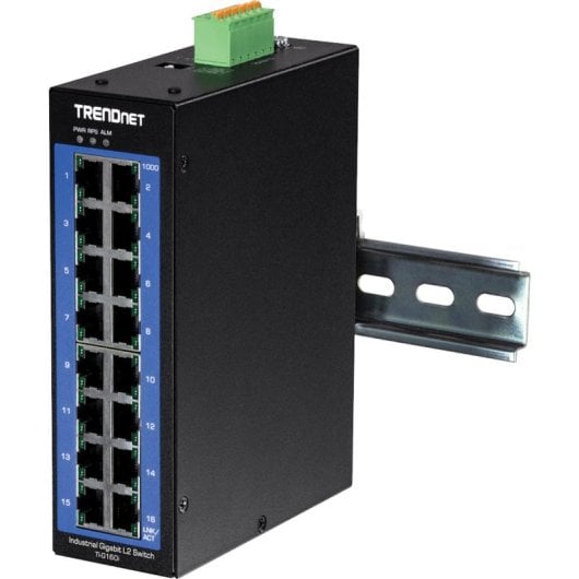 Switch Industrial Trendnet TI-G160i 16 Puertos Gigabit Gestionado Metal IP30 DIN-Rail