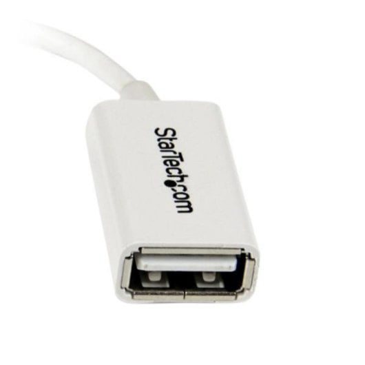 Adaptador Micro USB OTG StarTech UUSBOTGW branco 12 cm macho-fêmea USB 2.0