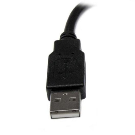 USB-Verlängerungskabel StarTech USB 2.0 0,15 m Stecker Buchse schwarz vernickelt