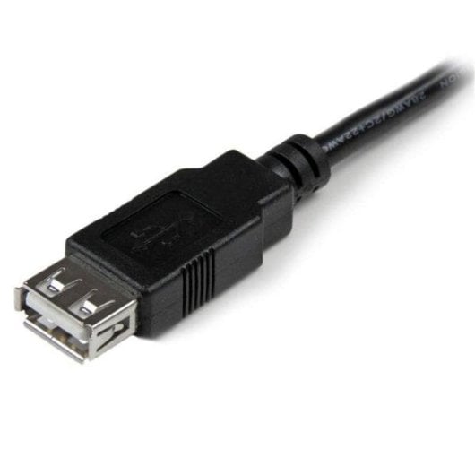 USB-Verlängerungskabel StarTech USB 2.0 0,15 m Stecker Buchse schwarz vernickelt